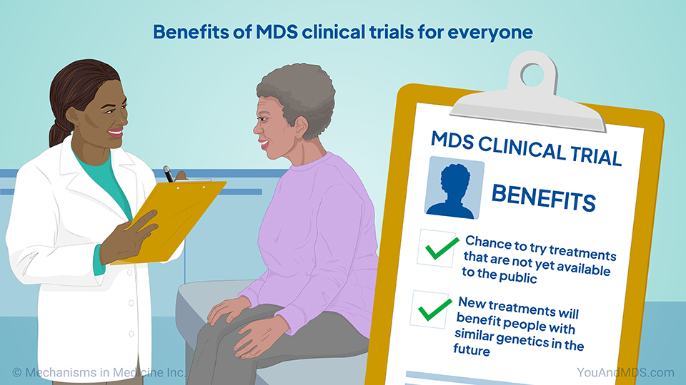 Benefits of MDS clinical trials for everyone