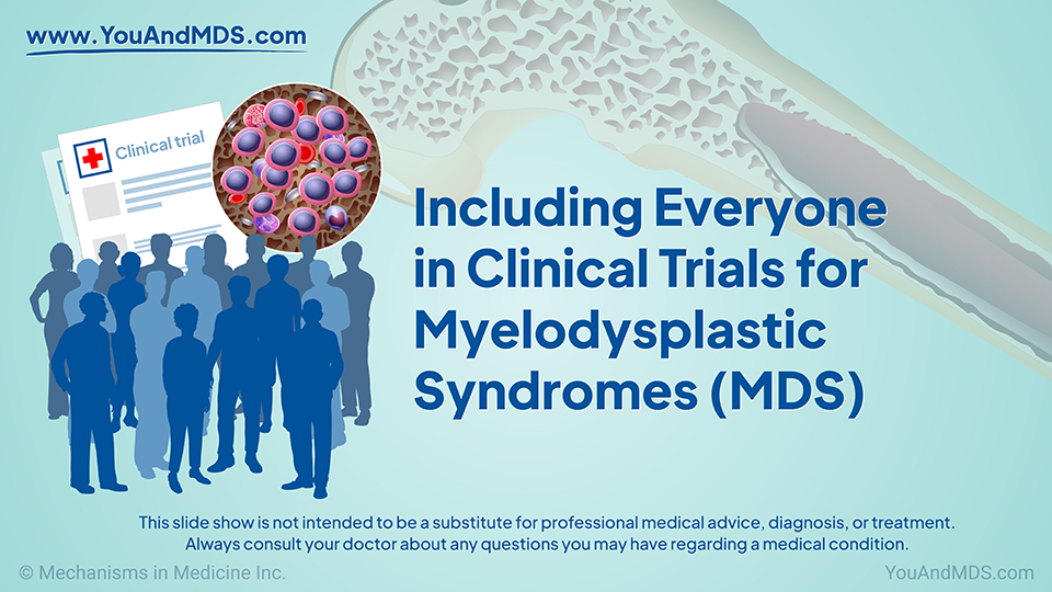 Including Everyone in Clinical Trials for Myelodysplastic Syndromes (MDS)