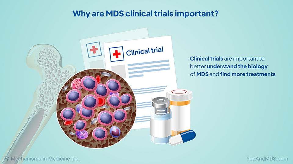 Why are MDS clinical trials important?